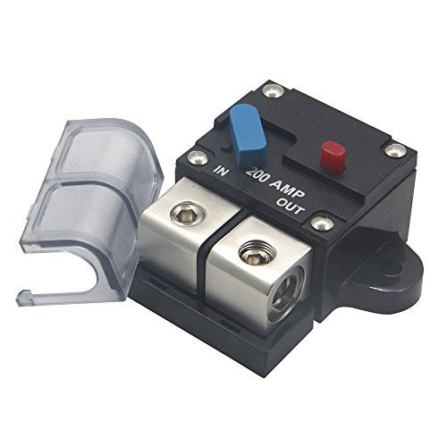 ZOOKOTO 12-24 Volt DC 200A Circuit Breaker, 0 or 4 Gauge Trolling Motor Auto Car Marine Boat Bike Stereo Audio Inline Fuse Holders Inverter 200A - Image 5