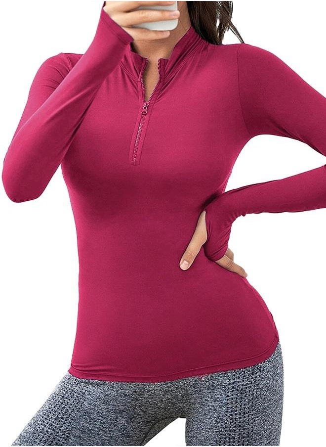 Nileton Half Zipper Sport Top Long Sleeves  - Image 1