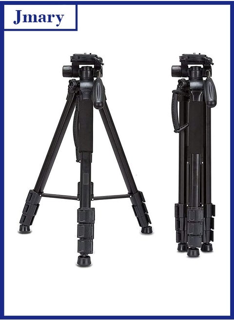 KP-2264 Professional Aluminium Tripod Monopod for All DSLR Cameras (Black)