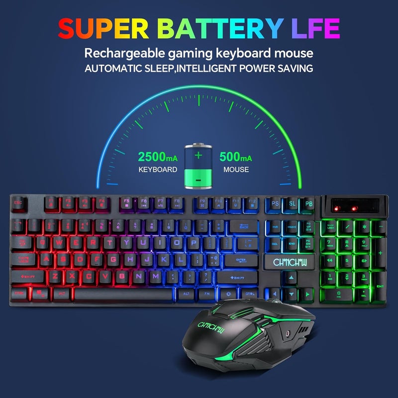 CHONCHOW USB Keyboard mouse G220 (ship from USA, G220us) - Image 3