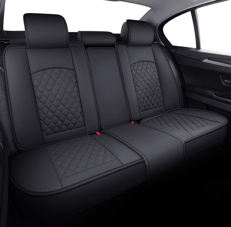 Aierxuan Full Set Waterproof Faux Leather Car Seat Covers for Universal Fit - Image 3
