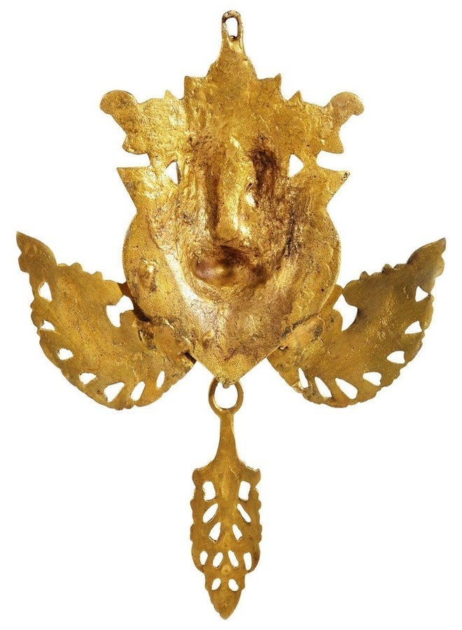 Kartique Brass Nazar Battu for Home Entrance Door Knocker | Yaali Evil Eye Protector | Kirtimukha for Home Door Decor | Brass Wall Hanging Decor | Negative Energy Remover for Home | 11 Inch - Image 4