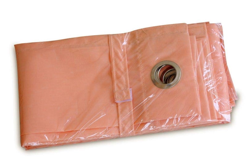 Duronet Waterproof Sun Blockage Top SS Eyelet Outdoor Indoor Use Curtains Pink 45X75FtPlasticPack of 2 CP512  - Image 4