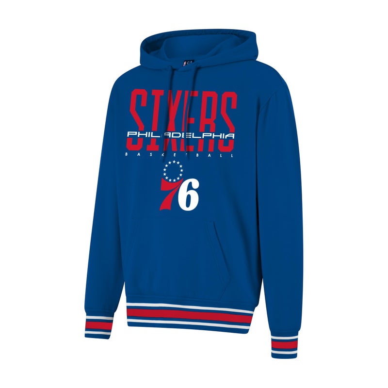 Ultra Game NBA Official Menâ€™s Soft Fleece Hoodie Pullover Sweatshirt - Unisex, Philadelphia 76ers, Team Color, X-Large