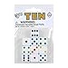 Koplow Games White with Black pips 16mm 58in D6 Dice 10 Koplow Games - Image 4
