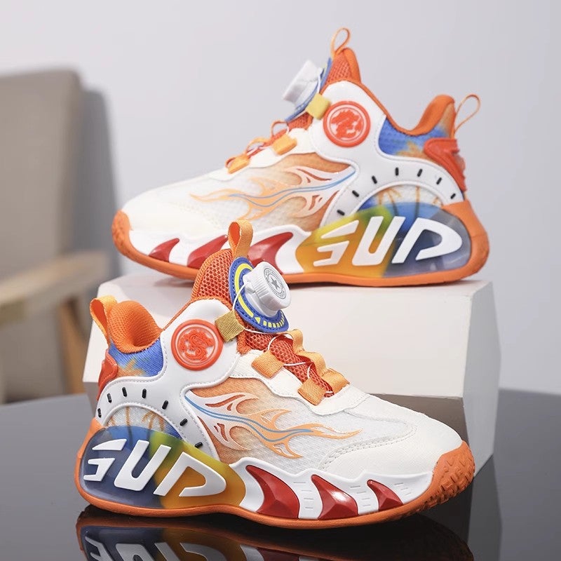 Hydrogen Running Co-Branded Kidsren''s Basketball Shoes for Boys 2025 New Spring and Summer Sports Running Shoes for Middle-Aged and Older Students - Image 2