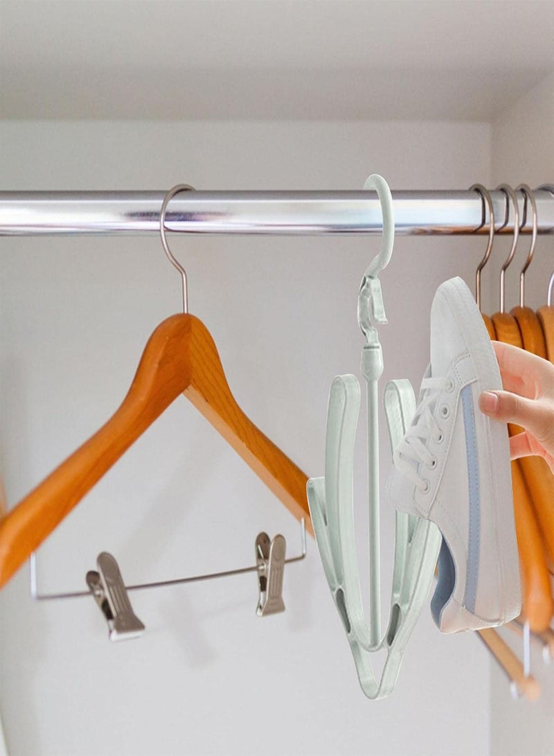 GGOOT Shoe Drying Rack Hanger | Multifunctional Shoes Drying Hanger Drying Rack,Windproof Sneakers Rack for Home Storage Laundry Tool - Image 2