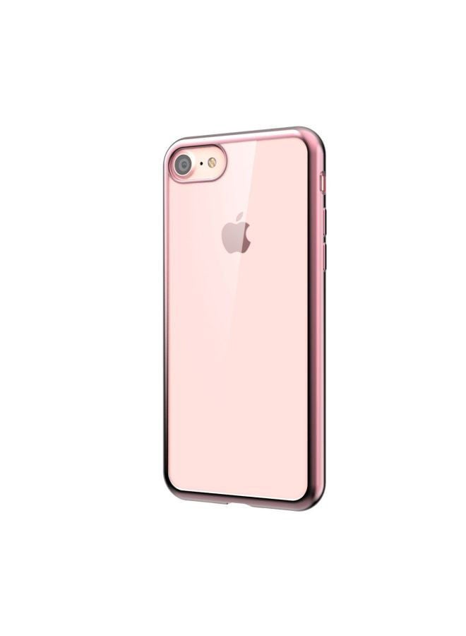 NIBEMINENT Flash Case With Metallic Electroplating For iPhone 8/iPhone 7 Rose Gold - Image 2