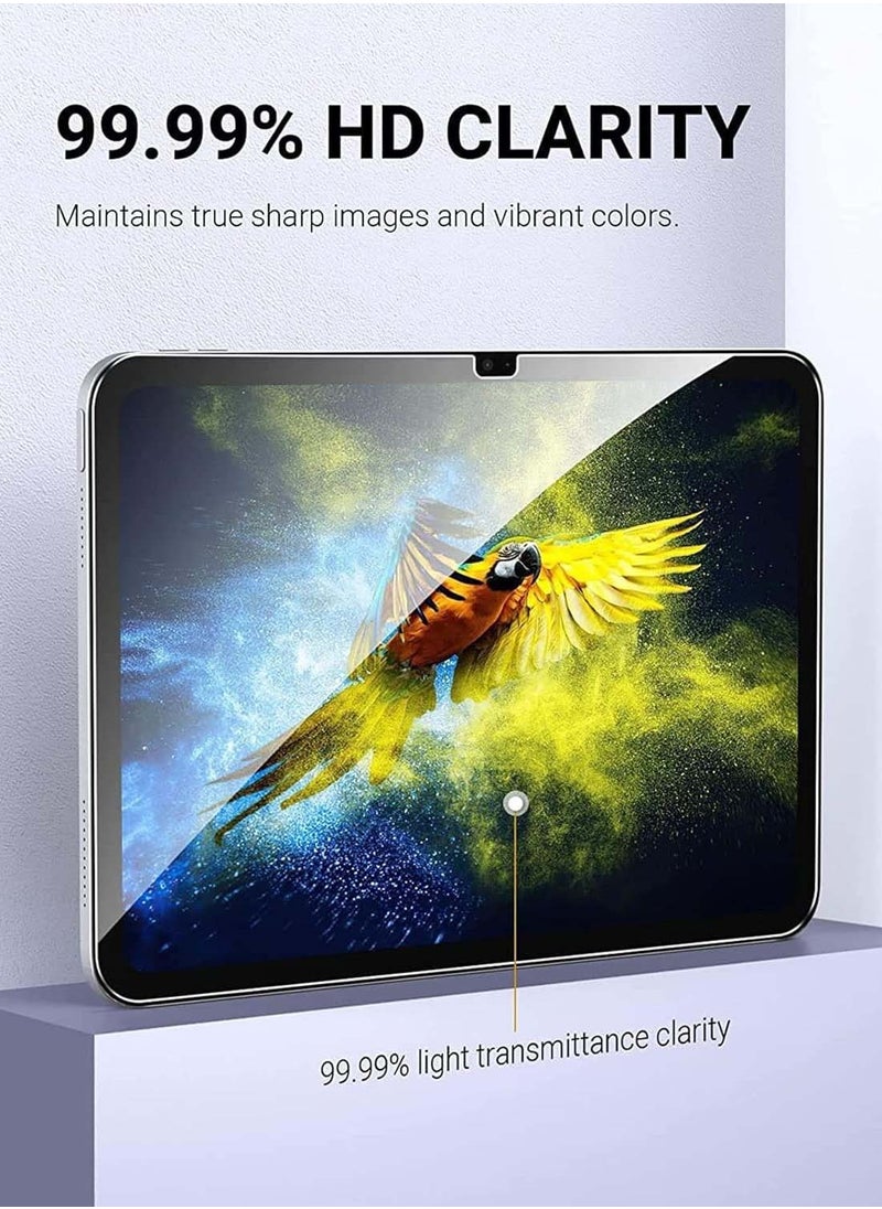 Apple iPad 2025 (11th Generation) A16 10.9 inch WTech Premium Series Curved Edges Full Cover Tempered Glass Screen Protector (TSGPCN) - Clear