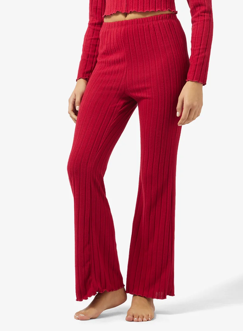 ELLA Ribbed Pyjama Top & Pant Set