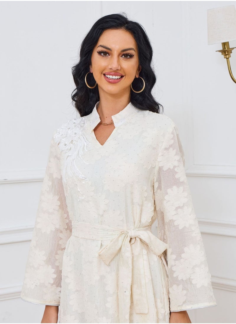 Generic - Jacquard Fashion Style Muslim Robe - Image 1