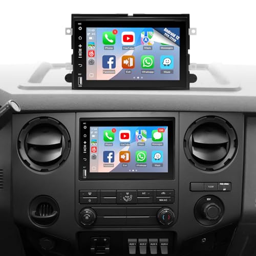 Naifay 8Core Android 12 Car Radio for Ford F150/F250/F350 2004-2016, 7inch Touchscreen for Mustang Escape Edge Explorer Focus Car Stereo with Carplay Android Auto GPS WiFi BT+Canbus MIC - Image 1