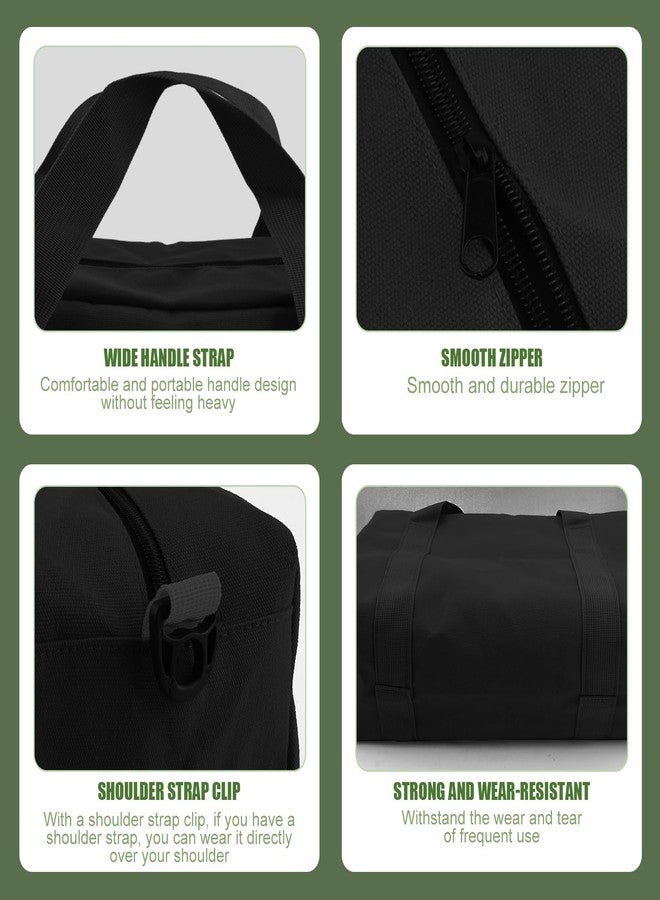 Baizoy Small Tool Bag, Close Top Wide Mouth Tool Organizer Bag, Large Capacity Tool Bags for Men, Canvas Tool Storage Bag for Storage Handbag for Screwdrivers, Wrench, Pliers Repair Hand Tools (12 Inch) - Image 4
