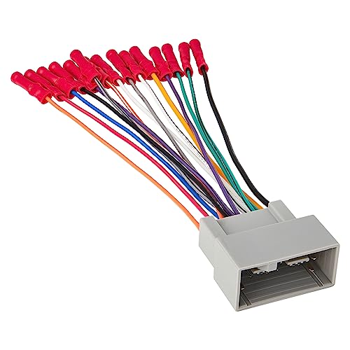 RED WOLF هارنس راديو السيارة RED WOLF متوافق مع هوندا سيفيك أكورد 2006-2017، مختار لأكورا 2009-2012، تركيب وحدة رأس ستيريو بعد السوق مع محول أسلاك مسبق التركيب - Image 1