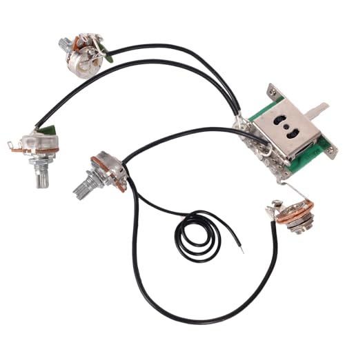 SZZJ Musical Accessories Wiring Harness Prewired with A500k B500k Pots for Stratocaster Strat Guitar - Image 3
