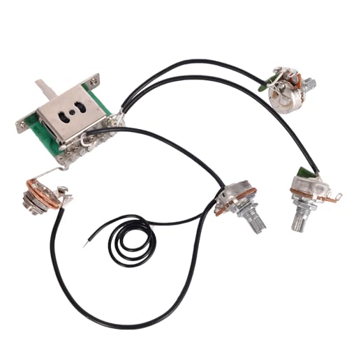 SZZJ Musical Accessories Wiring Harness Prewired with A500k B500k Pots for Stratocaster Strat Guitar - Image 2