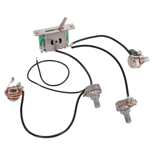 SZZJ Musical Accessories Wiring Harness Prewired with A500k B500k Pots for Stratocaster Strat Guitar - Image 4