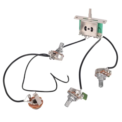 SZZJ Musical Accessories Wiring Harness Prewired with A500k B500k Pots for Stratocaster Strat Guitar - Image 5