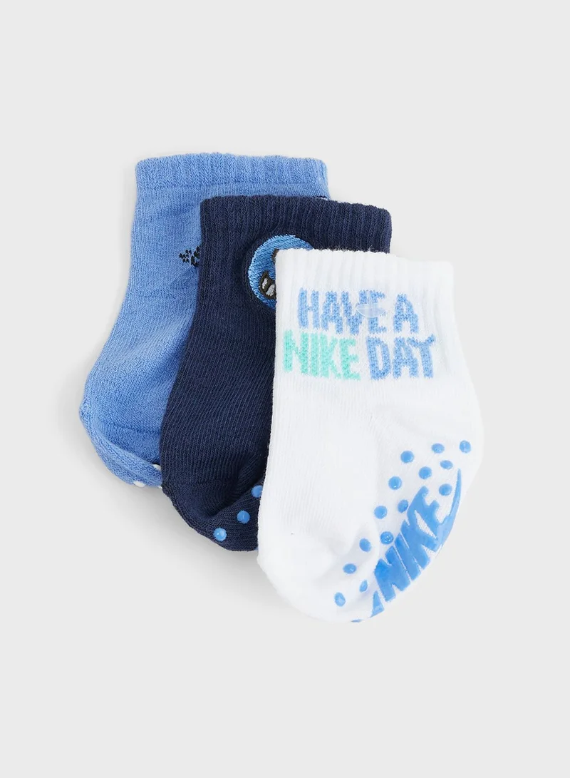 Nike Kids 3 Pack Art of Play Socks