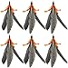 CATENEED Cat Feather Toys Refill 6 Pieces Cat Wand Attachments Da Bird Feathers Toy for Indoor Cats - Image 3
