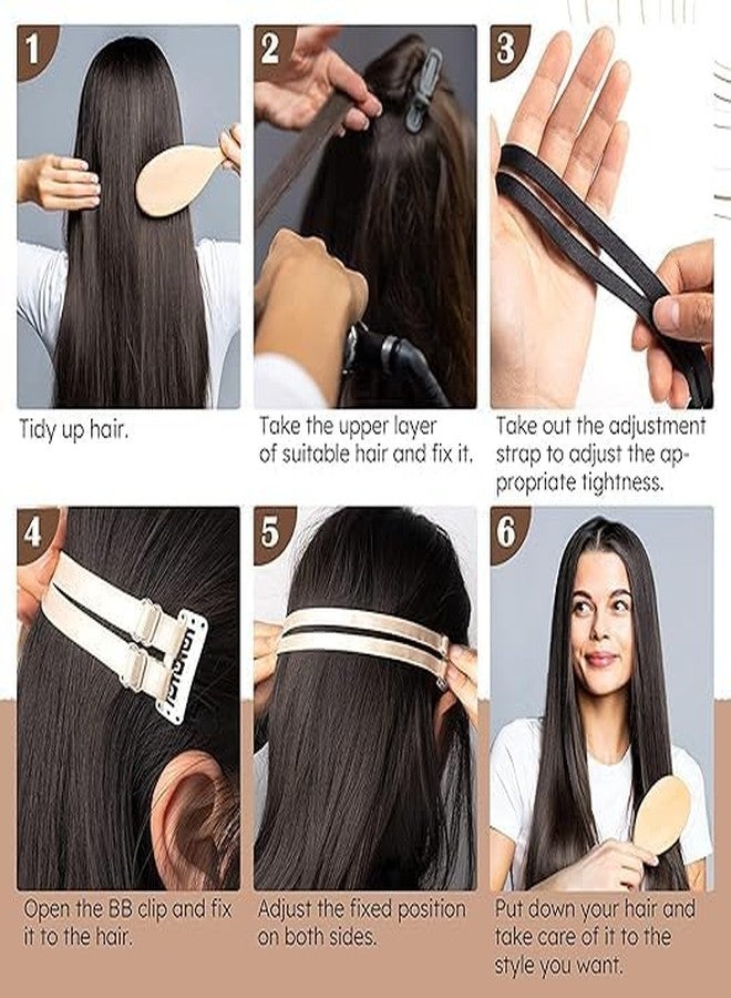 Shivaaro Facelift Bands with Clips, Invisible Face Lift Tape Strap Kit, Adjustable Elastic Facial Lifting Band for Eyebrow & Eye Lift, Instant Face Tightening & Contouring Straps for Hair Styling & Makeup - Image 3