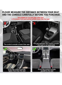 Beauenty 2 Pieces Car Seat Gap Filler Organizer, Multifunctional Car Seat Organizer, Auto Console Side Storage Box with 4 Hooks for Holding Phone, Keys, Wallet, Sunglasses  - Image 4
