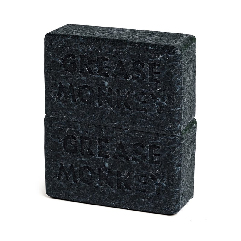 Bali Soap Grease Monkey - Natural Soap for Men, Dad, Husband - Special Father's Day Gift - Activated Charcoal Scrub for Mechanic - Cleans Dirty, Greasy Hands - Pack of 2, 7oz Bar - Image 4