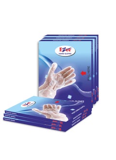 Ezee Ezee Multipurpose Disposable Hand Gloves Pack of 600 | Transparent & Disposable Gloves | Universal Size Gloves | For Gardening, Cleaning and Public Areas  - Image 1
