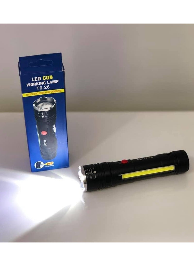 Generic USB LED Light with Metal Surface Mount T6-26 Backlight  - Image 2