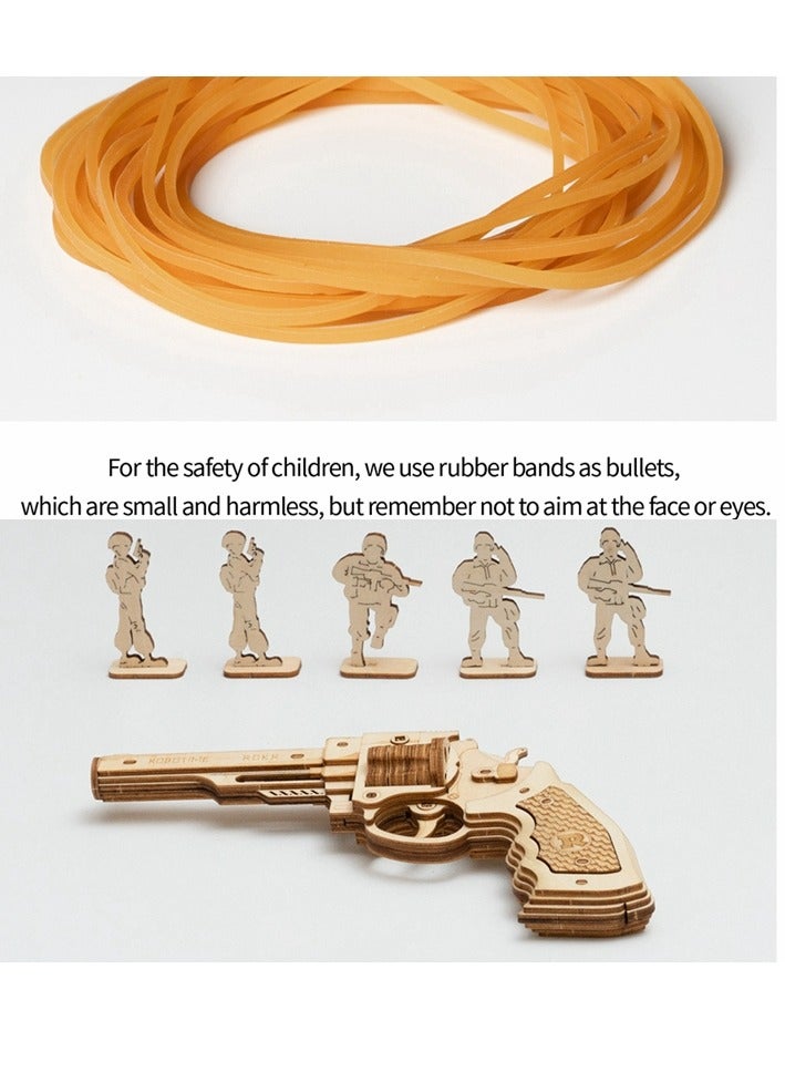 Robotime ROKR Corsac M60 Justice Guard LQ401 3D Wooden Puzzle an Unique DIY Mechanical Model Kit Perfect Gift for adults and teens - Image 4