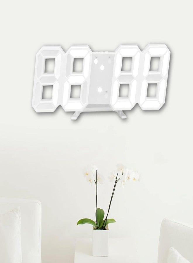 QIMIT Digital Alarm Clock Table Clock for Students, Home, Office, Corporate with Automatic Sensor, Date & Temperature-Black, Plastic, 14W x 8H Centimeters (1, Random) - Image 5