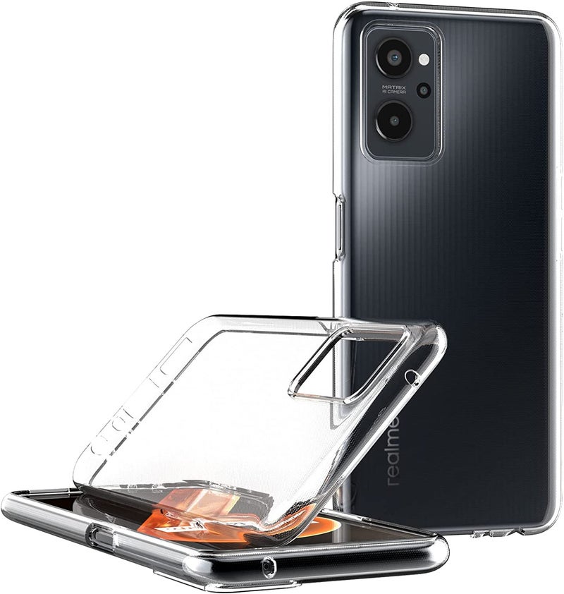 MaiJin Case for Realme 9i 4G / Oppo A36 / Oppo A76 (6.6 inch) Soft TPU Rubber Gel Bumper Transparent Back Cover - Image 3