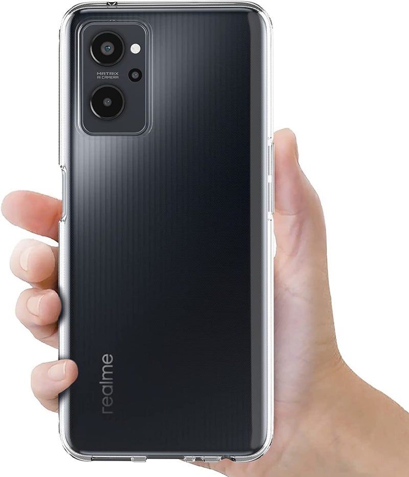 MaiJin Case for Realme 9i 4G / Oppo A36 / Oppo A76 (6.6 inch) Soft TPU Rubber Gel Bumper Transparent Back Cover - Image 2