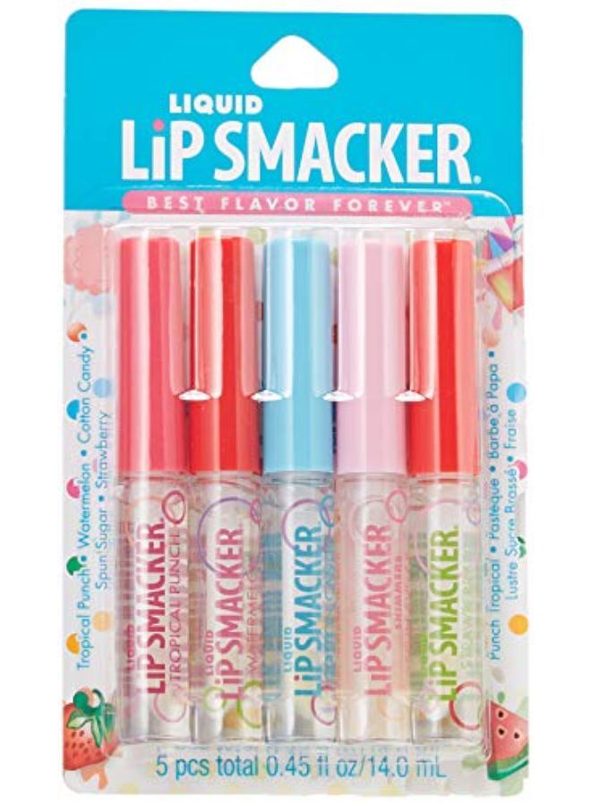 Lip Smacker Liquid Lip Gloss Friendship Pack, 5 Count - Image 1