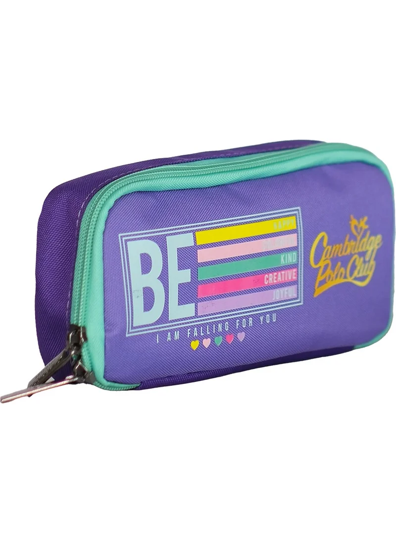 Cambridge Polo Club Be Happy Single Compartment Unisex Kids Pencil Case
