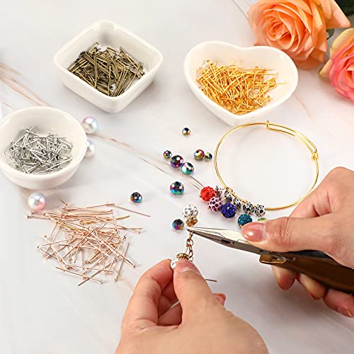 Junkin 2800 Pieces Flat Head Pins for Jewelry Making DIY, Head Pins Set 0.63 Inch, 0.71, 0.79, 1.18 Inch Earring Bracelet Pendant Jewelry Making(Multicolor) - Image 3