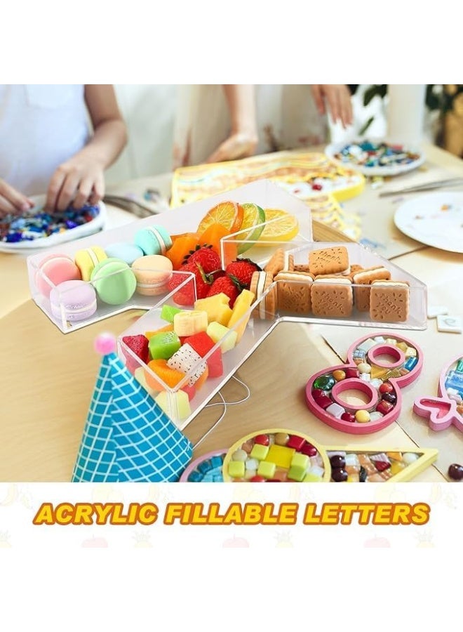 Horoof Home Clear Acrylic Letter 'K' Box - 25.5×21×4 cm, Durable & Sleek 4mm Thickness, Multipurpose Transparent Organizer for Candy, Crafts, Decor, or Gifting - Image 4