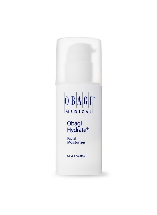 Obagi Medical مرطب الوجه Obagi Hydrate مع هيدرومانيل لحماية الرطوبة طويلة الأمد - يحتوي على زبدة الشيا وزبدة المانجو وزيت الأفوكادو 1.7 أونصة. - Image 1