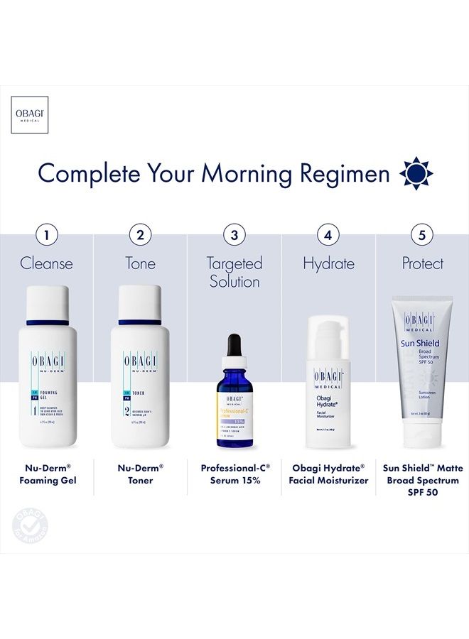 Obagi Medical مرطب الوجه Obagi Hydrate مع هيدرومانيل لحماية الرطوبة طويلة الأمد - يحتوي على زبدة الشيا وزبدة المانجو وزيت الأفوكادو 1.7 أونصة. - Image 5