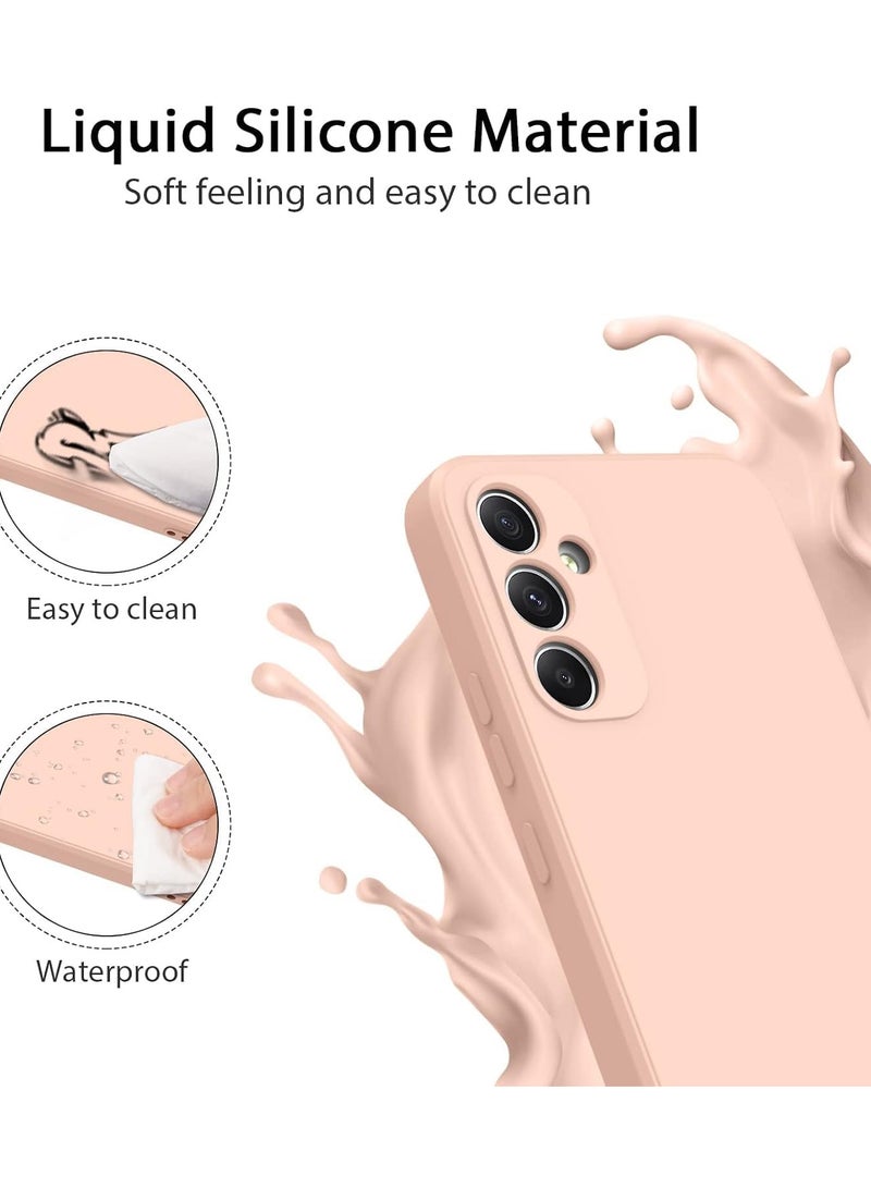 MIGOFAST Samsung Galaxy A55 5G Jelly  Case Cover Soft Silicone Slim fit TPU Case Light weight Back Cover Matte Finish Shockproof Cover Anti fingerprint Case Designed For A55 5G Pink - Image 3