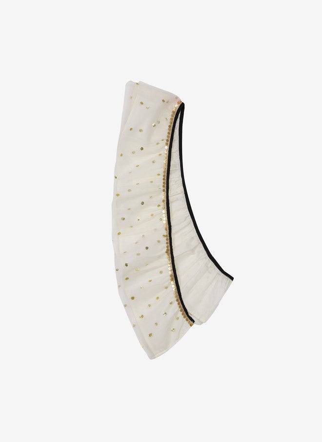 Saka Designs Girls Black Ethnic Kurti with Sharara and Dupatta - Image 5