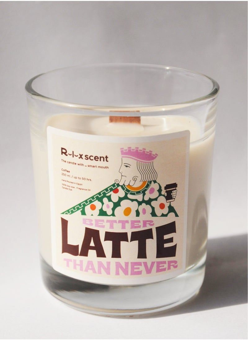 Relaxscent - Better Latte Than Never wooden wick - Image 1