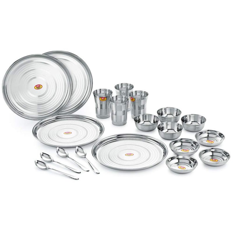 Anjali 20pcs Stainless Steel Dinner Set Tool Finishes - Image 1