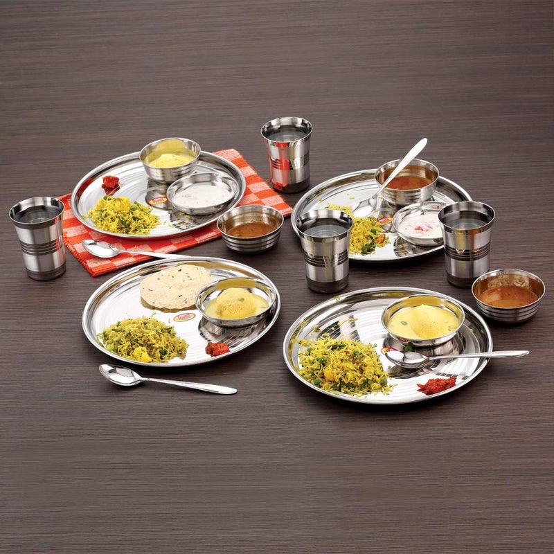 Anjali 20pcs Stainless Steel Dinner Set Tool Finishes - Image 3