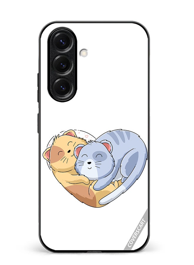 VR CREATIVE Protective Case Cover For Samsung Galaxy A56 Klover Cat Design Multicolour