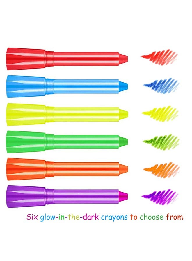 Moonear Glow In The Black Light Face Paint Crayons Kit, Uv Black Light Makeup Neon Face And Body Paint Sticks Markers For Mardi Gras Halloween Masquerades Makeup - Image 5