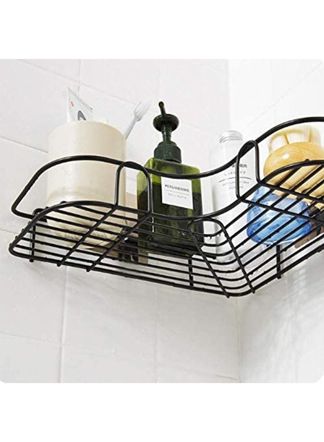 Arabest Corner Shower Caddy Bathroom Shelf, Rust Proof Bathtub Accessories Organizer, Adhesive Basket Storage Rack Shampoo Holder Wall Organization - Image 4