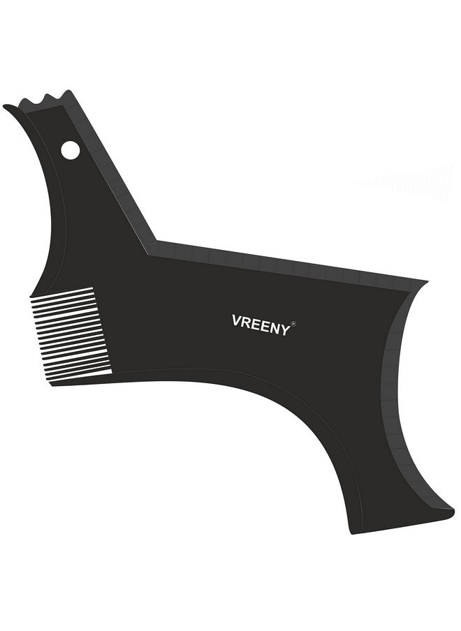 VREENY - Beard Shaper Tool Comb Beard Shaping Tool Beard Comb For Men Home And Salon Use Men Beard Accessories Set Multi Purpose Grooming Kit Upgraded Beard Shaper Tool Set - Image 1