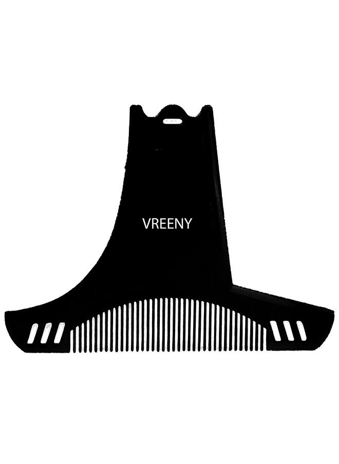 VREENY - Beard Shaper Tool Comb Beard Shaping Tool Beard Comb For Men Home And Salon Use Men Beard Accessories Set Multi Purpose Grooming Kit Upgraded Beard Shaper Tool Set - Image 1