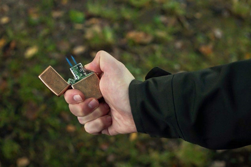 Zippo ولاعة زيبّو بولاعة مزدوجة اللهب - مقاومة للرياح - نار عند الطلب - قابلة لإعادة التعبئة - للحالات الأصلية - علبة هدايا - معدنية - Image 4